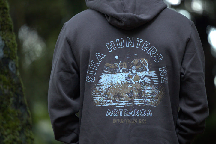 The Big Eight Mens Hoodie (Walnut)