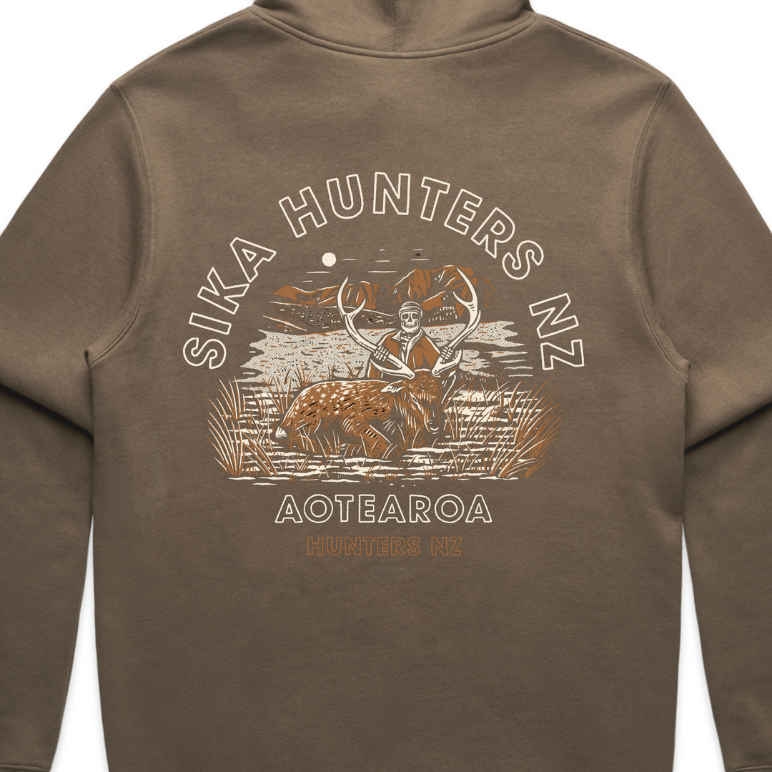 The Big Eight Mens Hoodie (Walnut)