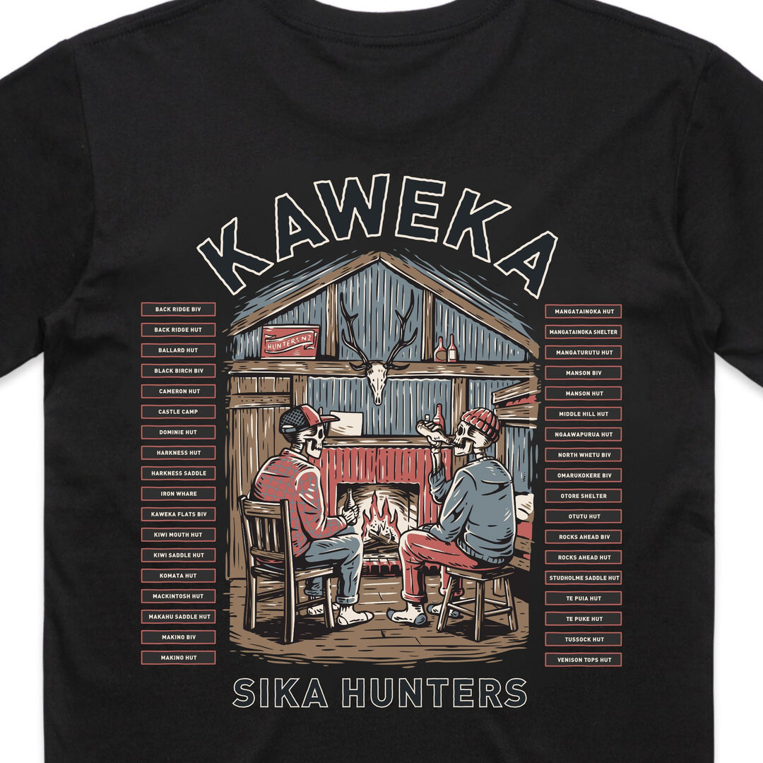 Kaweka Hut Beers Mens Tee