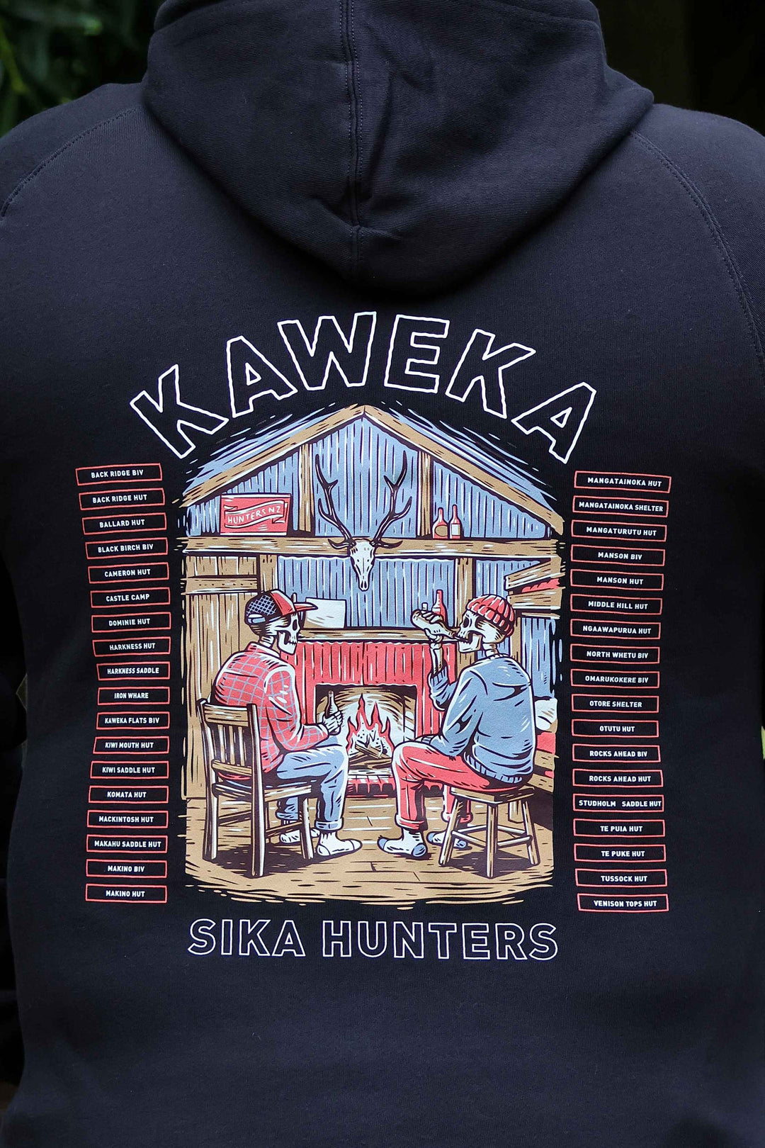 Kaweka Hut Beers Mens Hoodies