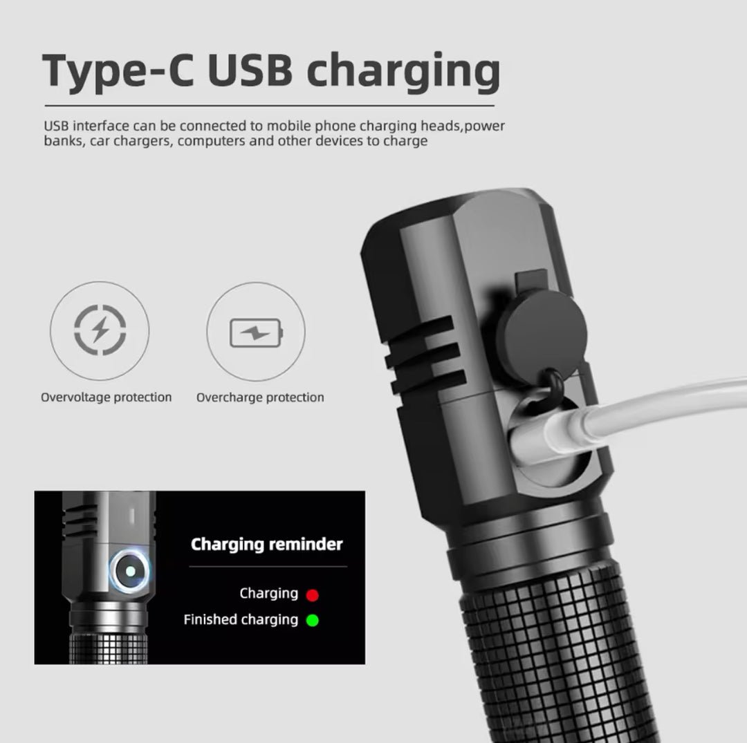 Mini USB Rechargeable Torch