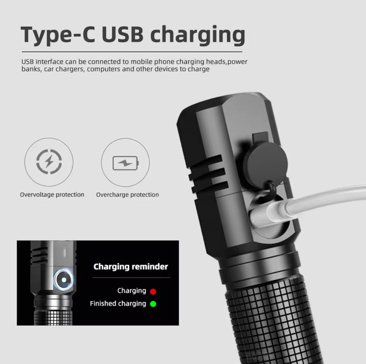 Mini USB Rechargeable Torch