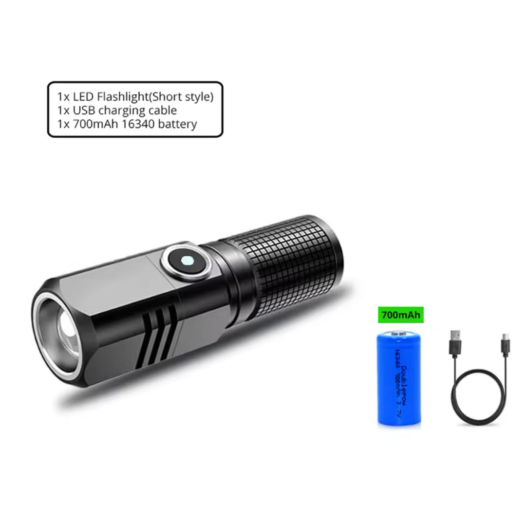 Mini USB Rechargeable Torch