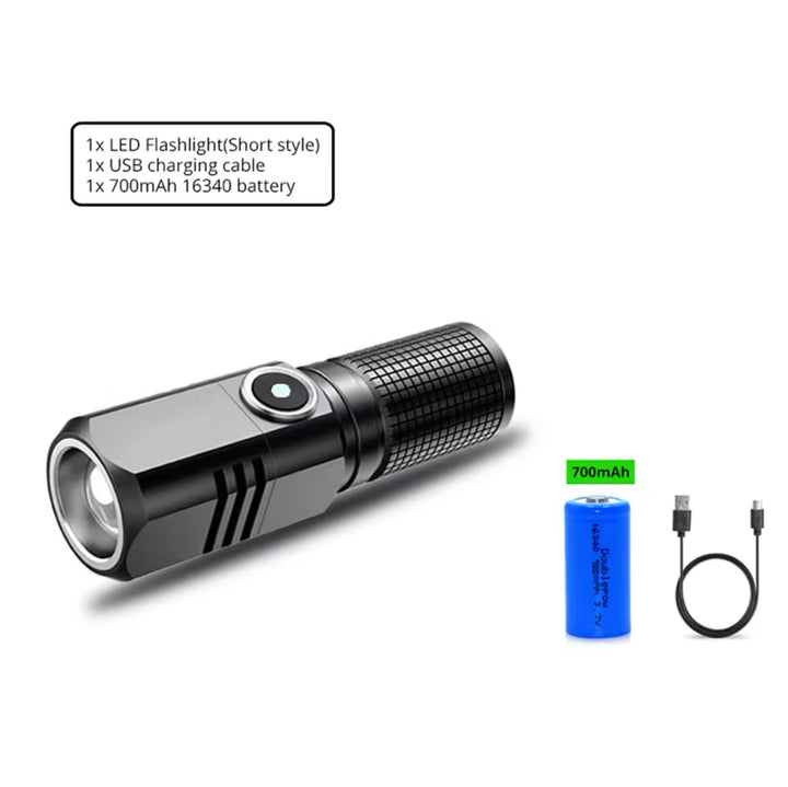 Mini USB Rechargeable Torch