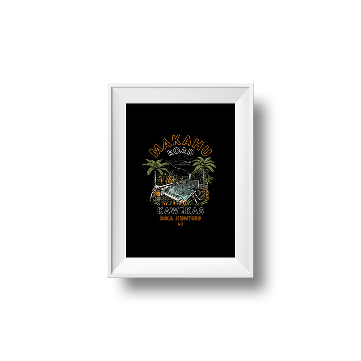 Makahu Road A2 Art Print