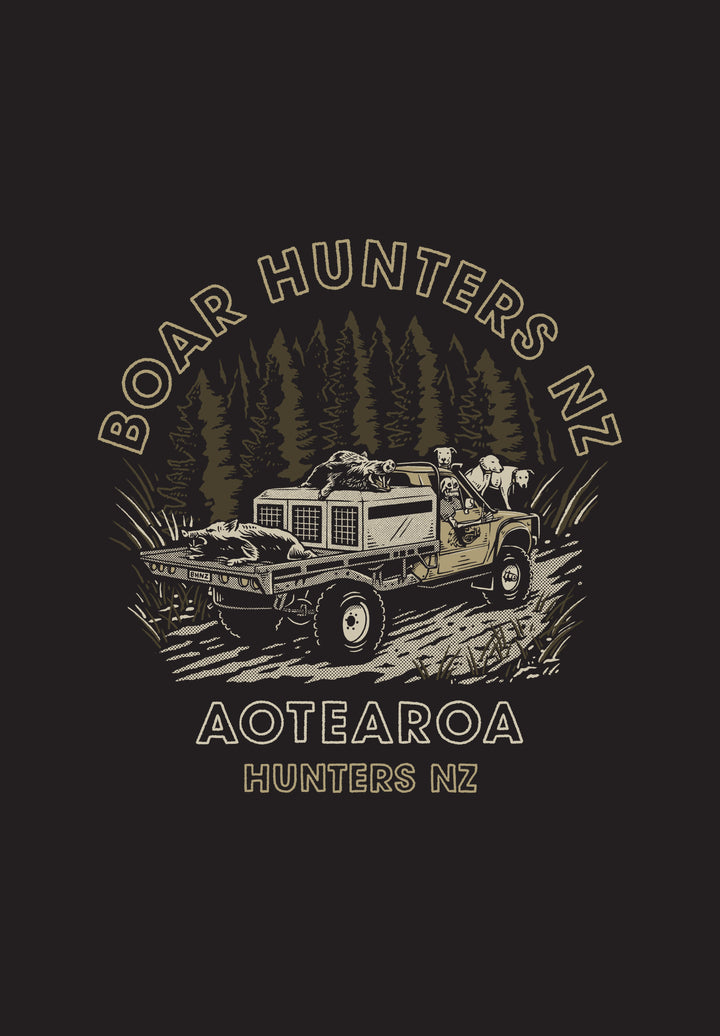 Boar Hunters NZ Mens Tee