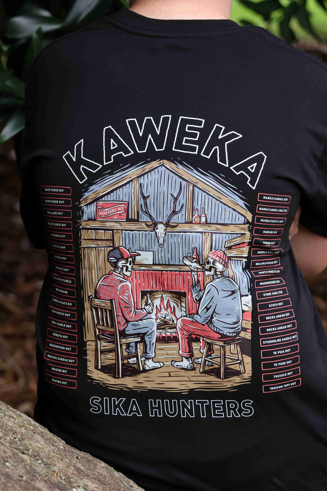 Kaweka Hut Beers Mens Tee