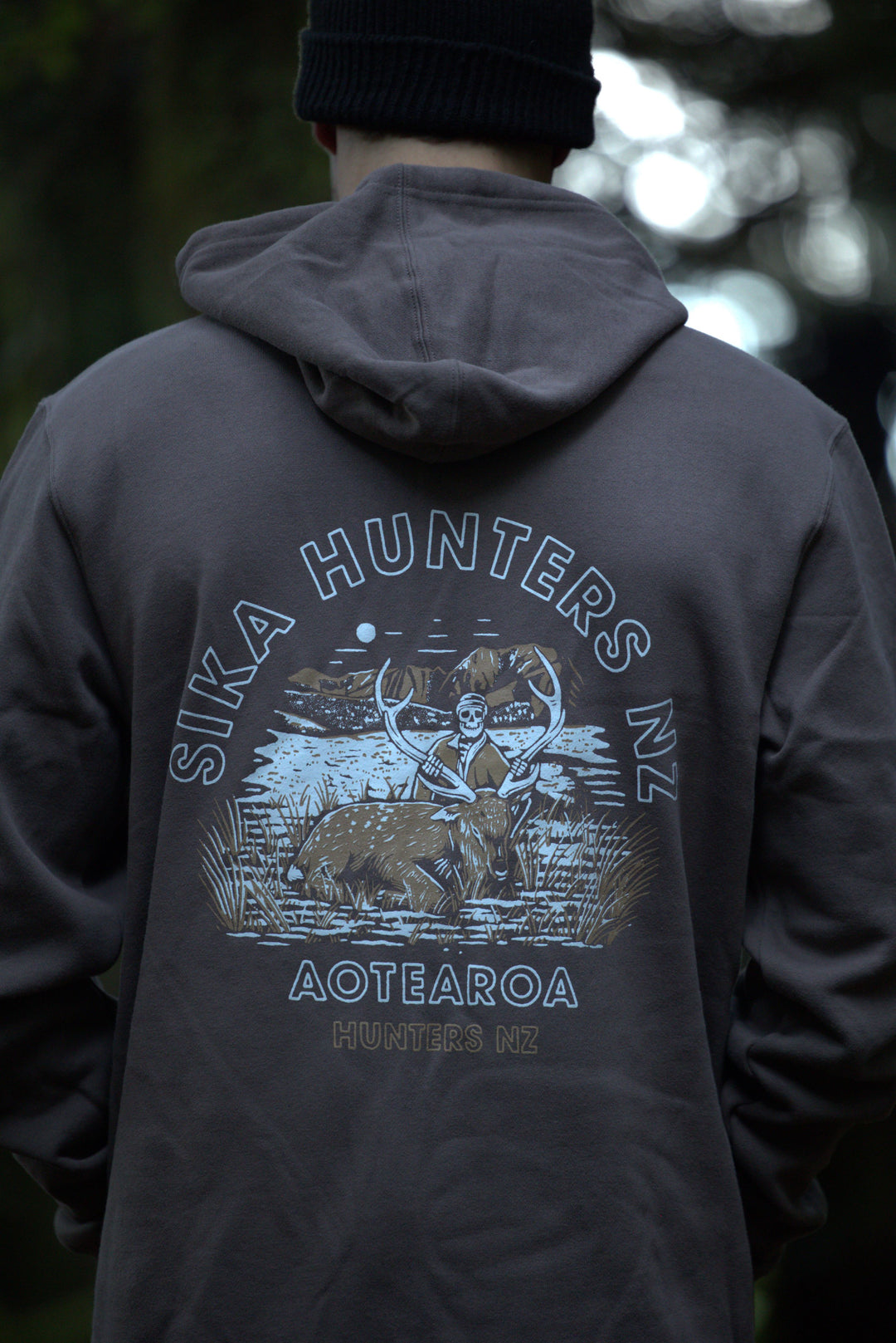 The Big Eight Mens Hoodie (Walnut)